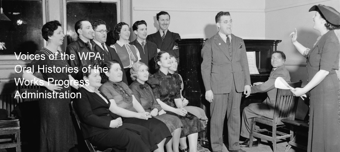 A chorus rehearses the Federal Theatre’s Salamuth